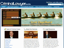 Tablet Screenshot of criminallawyerseattle.net